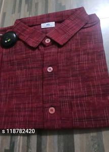 Striped khadu Cotton Kurta