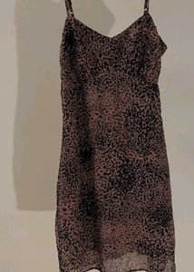 Leopard Print Slip Dress