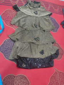 Shimmery Frock For Girls