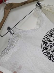 Versace Graphic Tee - White
