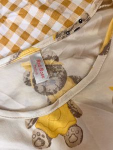 Cute Teddy Bear Print Dress