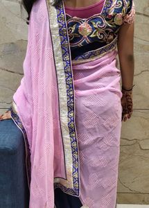 Beautiful Saree With Blouse Set  ❤️