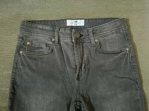 Dark Gray Slim Fit Jeans