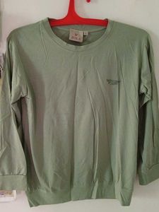 Zola Olive Green Long Sleeve Top
