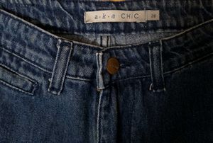 Dark Blue Flared Jeans