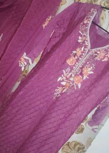 Elegant Embroidered Kurta Set