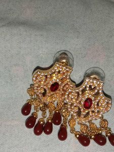 Never Worn Cz Stone Earrings