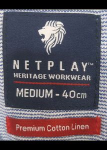 Netplay Blue Shirt For Men | Chest 40 | Length 28