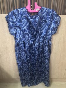 Blue Paisley Night Dress