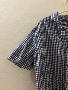 Gingham Tie-Front Top