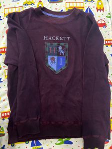 Hackett Burgundy Crewneck Sweatshirt
