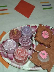 Rose Shaped Candles