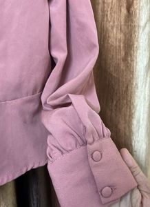 Pink Peplum Top