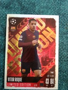 Vitor Roque Limited Edition Card