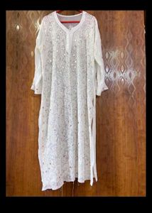 Chikankari Gota Patti Kurta