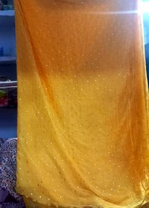 Yellow Colour Saree