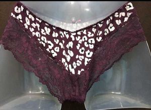 Lace Trim Animal Print Panty 💚