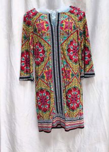 81610. Colorful Patterned Dress