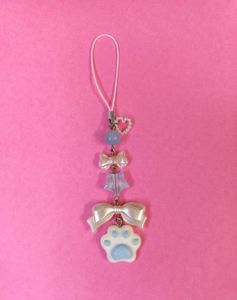 Cute Handmade Paw Phone Charm