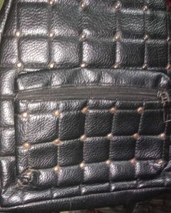 Black Travel Bag And Purse