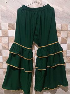 Black Sharara Set