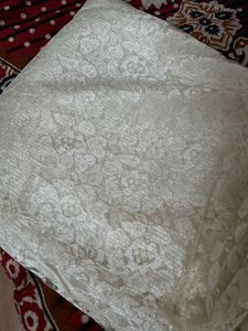 ELEGANT WHITE NET FABRIC