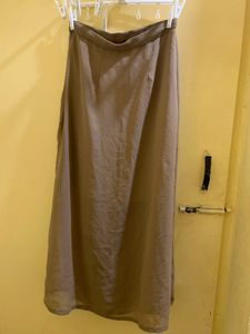 AND Elegant Beige Wrap Skirt