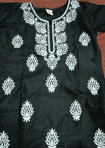 Women Black Rayon Kurti