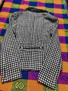 Korean Houndstooth women Blazer
