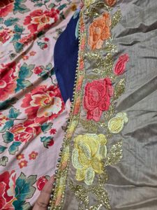 Embroidered  Kurti With Dupatta