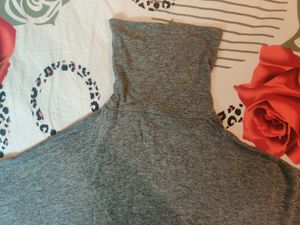 High Neck Flowy Tshirt