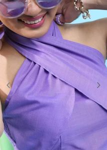 Tie Up Bandeau Type Crop Top