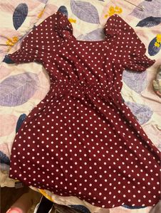 Polka Dot Mini Dress