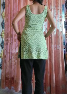 Short Green Kurti