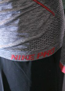 Nike Gray Long Sleeve Top