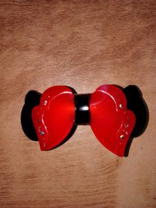 Red & Black Hair Clip