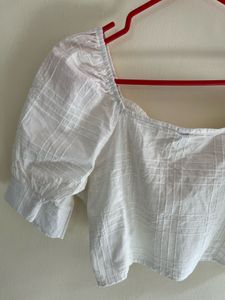 Pinteresty White Cotton Top