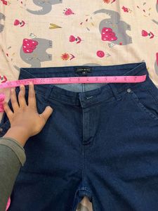 Dark Blue Wide Leg Pants