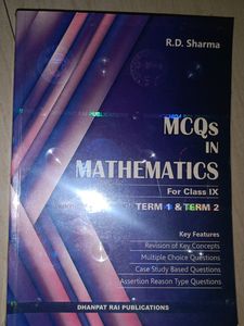R.D. Sharma For Class 9 With MCQ book Combo