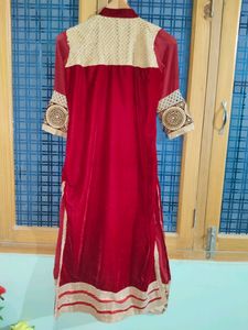 Red Wedding Kurti For Women