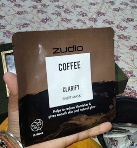 Zudio Coffe Clarify Sheet Mask