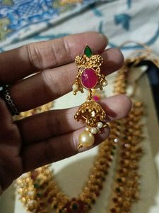 Dual Set Of Temple Jewellery