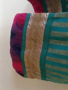 Striped Teal Tunic Top