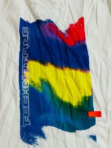 Abstract Brushstroke Graphic T Shirt