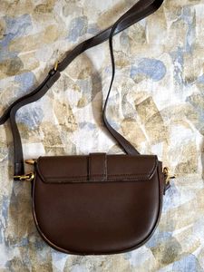 Chocolate Imported Leather Sling