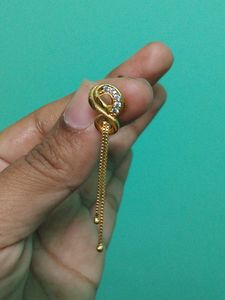 Gold Infinity Drop Earrings