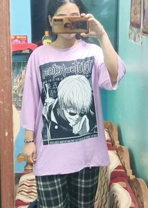 Oversized Anime T Shirt
