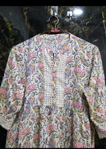 Multicolored Floral Kurta