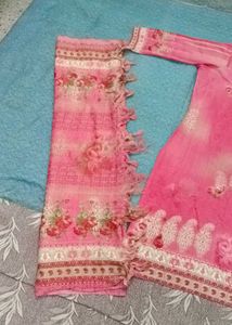 Warm Kurti Set With Stall Long