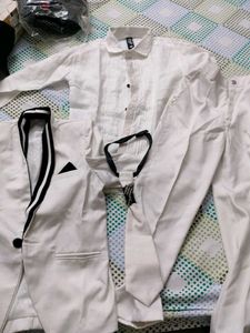 Formal 4 Pcs Set (Shirt, Pant, Tie, Coat)